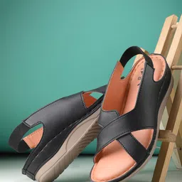 KARADDI Open Toe Flats-19