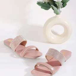 Anouk Embellished Open Toe Flats-picture-9