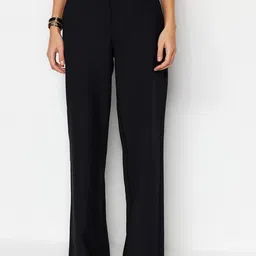 Trendyol Women Mid Rise Parallel Trousers-image-27
