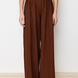 Trendyol Women Mid-Rise Parallel Trousers-picture-26