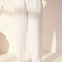 Trendyol Women Mid-Rise Linen Trousers-image-46