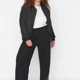 Trendyol Women Plus Size Mid-Rise Trousers-image-22