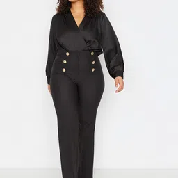 Trendyol Plus SIze Women Mid-Rise Trousers-picture-43