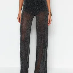 Trendyol Women Embellished Trousers-picture-32