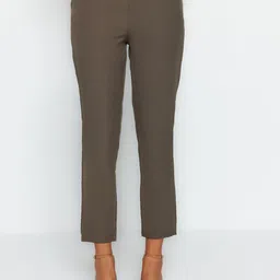 Trendyol Women Regular Fit Mid-Rise Formal Trousers-image-27