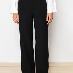 Trendyol Women Mid-Rise Parallel Trousers-image-27