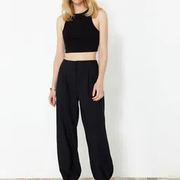 Trendyol Women Mid-Rise Trousers-picture-26