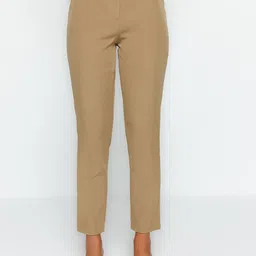 Trendyol Women High Rise Regular Fit Regular Trouser-image-78