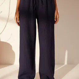 Trendyol Women Mid-Rise Linen Trousers-picture-23