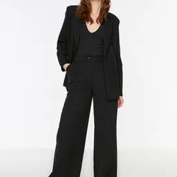 Trendyol Women Mid-Rise Parallel Trousers-image-93