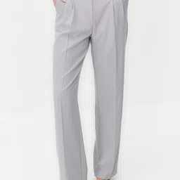 Trendyol Women Mid-Rise Trousers-picture-10