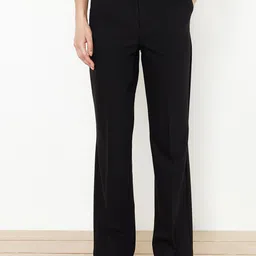 Trendyol Women Mid-Rise Parallel Trousers-image-56