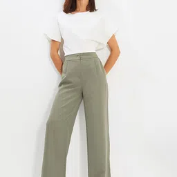 Trendyol Women Mid-Rise Trousers-picture-38