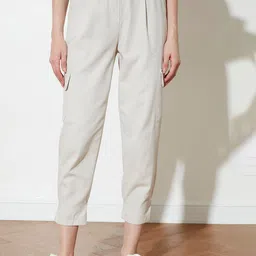 Trendyol Women Mid-Rise Trousers-picture-14