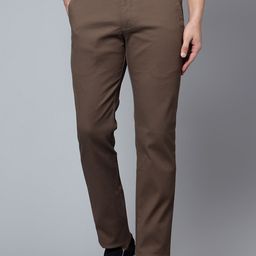 Cantabil Men Mid-Rise Plain Casual Trousers-picture-22