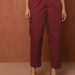 Fabindia Women Ankle Length Casual Cotton Pant-picture-9