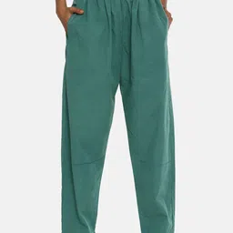 GRASS by Gitika Goyal Women Green Trousers-image-74