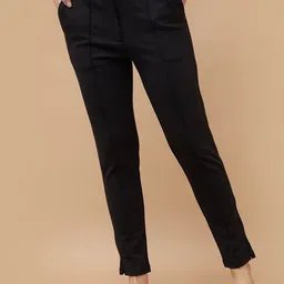 CODE by Lifestyle Women Flat-Front Mid-Rise Trousers-13