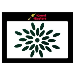 Comet Busters Set of 25 Traditional Bindis - Green-9