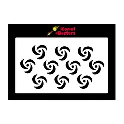 Comet Busters Black Bindis - 10 Pcs-52