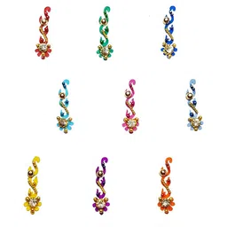Comet Busters 9 Pcs Reusable Bindi - Multicolored-43