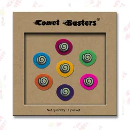 Comet Busters Pack Of 7 Twirl Pattern Bindis-55