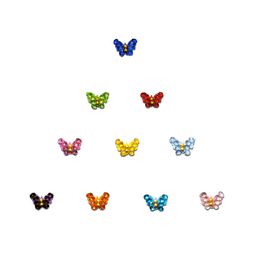 Comet Busters 10-Pcs Handmade Traditional Designer Bindi - Multicolored-8
