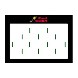 Comet Busters 12 Pcs Reusable Designer Bindis - Green-51