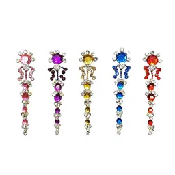 Comet Busters 5 Pcs Reusable Bindi - Multicolored-18