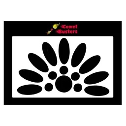 Comet Busters 15 Pcs Reusable Traditional Bindis - Black-49