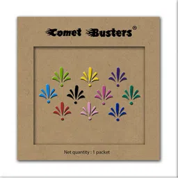 Comet Busters Set of 10 Multicoloured Traditional Bindis-2