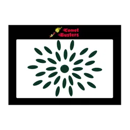 Comet Busters 31 Pcs Handcrafted Traditional Designer Bindis - Green-8