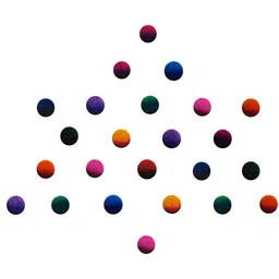Comet Busters 24-Pcs Handmade Traditional Designer Bindi - Multicolored-53