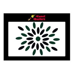 Comet Busters Set of 30 Traditional Bindis - Green & Black-21