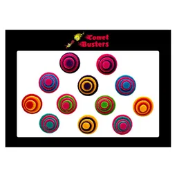 Comet Busters 12 Pcs Designer Reusable Bindi-6