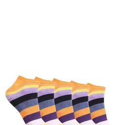 Dollar Socks Men Pack Of 5 Patterned Cotton Shoe Liners Socks-10