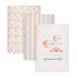 TIDY SLEEP Pack Of 3 Printed Cotton Diaper Changing Mats-image-46