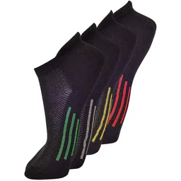 FRENCHIE Men Pack Of 4 Assorted Patterned Ankle-Length Socks image 1