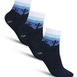 Dollar Socks Men Pack Of 3 Patterned Cotton Above Ankle-Length Socks-image-76