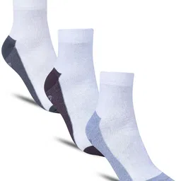 Dollar Socks Men Pack Of 3 Patterned Cotton Ankle-Length Socks-12