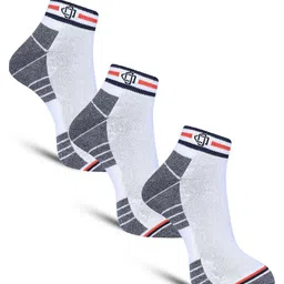 Dollar Socks Men Pack Of 3 Patterned Cotton Ankle-Length Socks-51