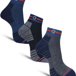 Dollar Socks Men Pack Of 3 Patterned Cotton Ankle-Length Socks-picture-27