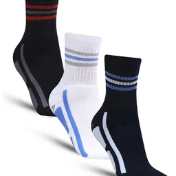 Dollar Socks Men Pack Of 3 Patterned Cotton Ankle-Length Socks-image-34
