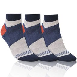 Dollar Socks Men Pack Of 3 Patterned Cotton Ankle-Length Socks-image-79