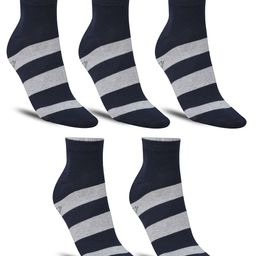 Dollar Socks Men Pack Of 5 Patterned Cotton Ankle-Length Socks-image-45