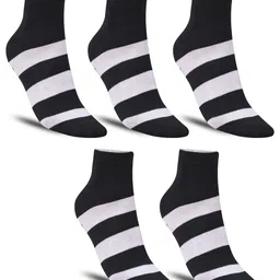 Dollar Socks Men Pack Of 5 Patterned Cotton Ankle-Length Socks-51