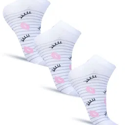 Dollar Socks Men Pack Of 3 Striped Cotton Ankle-Length Socks-image-29