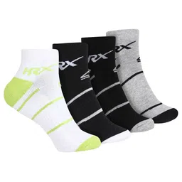 HRX by Hrithik Roshan Pack Of 4 Patterned Ankle Length Socks-30