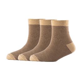 Cotstyle Men Pack Of 3 Striped Cotton Above Ankle-Length Socks-image-90