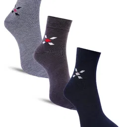 Dollar Socks Men Pack Of 3 Assorted Cotton Ankle Length Socks-image-94
